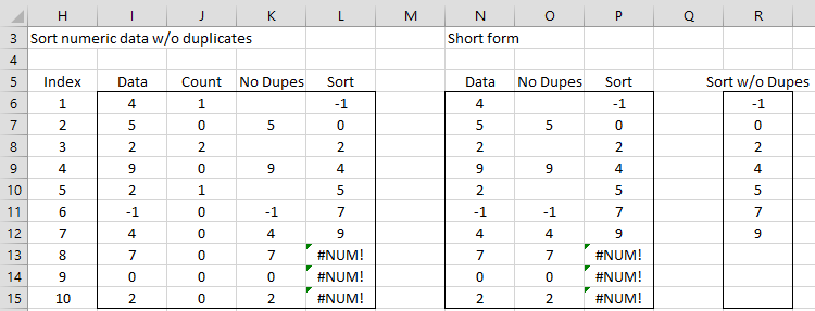 excel formula to remove duplicates from an array excel formula to remove duplicates from an array