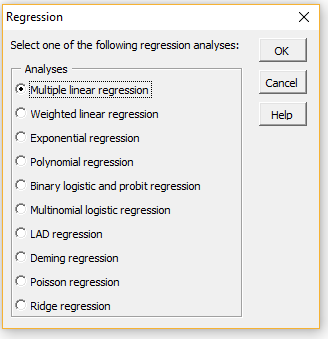 real statistics using excel linear regression real statistics using excel linear regression