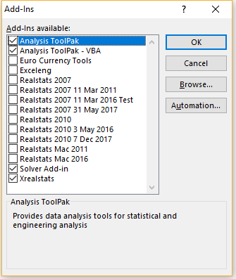 data analysis excel 2013 mac