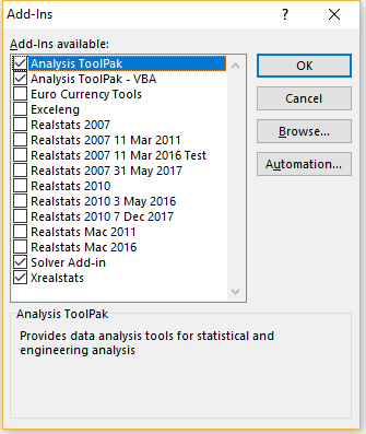 how to activate solver in excel mac