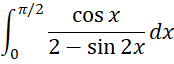 Definite integral example